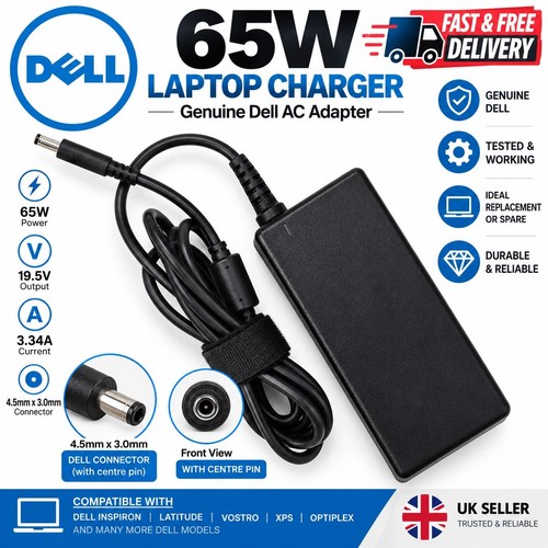 Genuine dell 65w - genuine, laptop